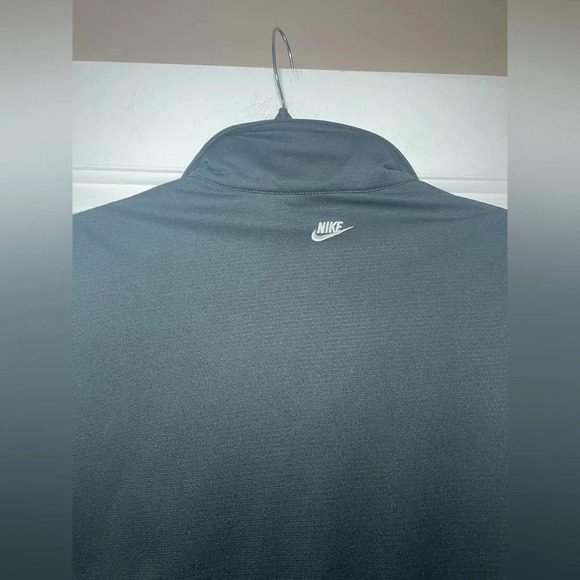 Nike Men’s Athletic Jacket Black & Light Gray Size Large Track Full Zip - Picture 7 of 10